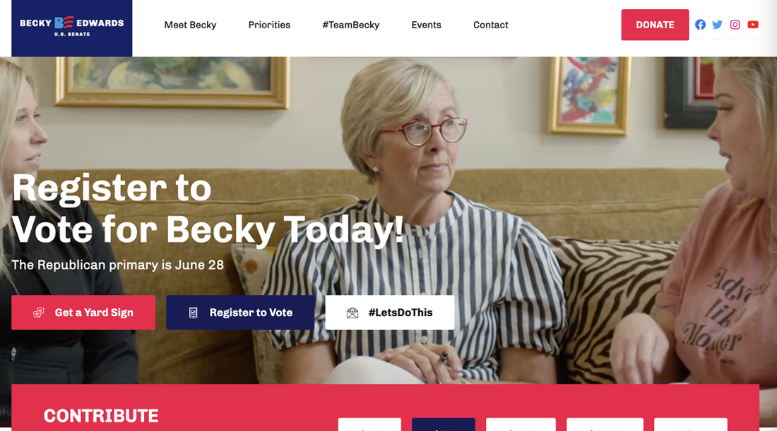 Becky Edwards campaign site